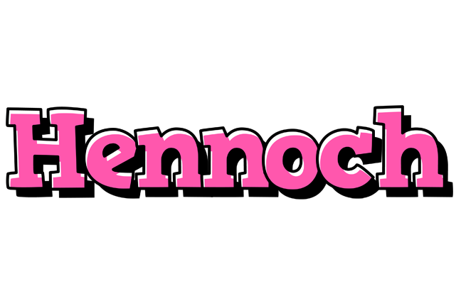 Hennoch girlish logo
