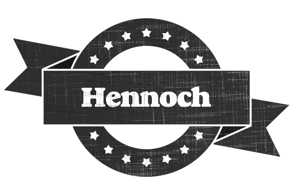 Hennoch grunge logo