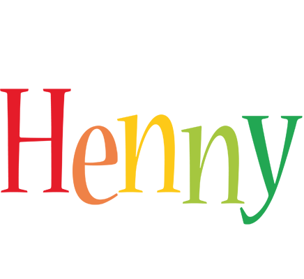 Henny birthday logo