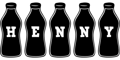 Henny bottle logo