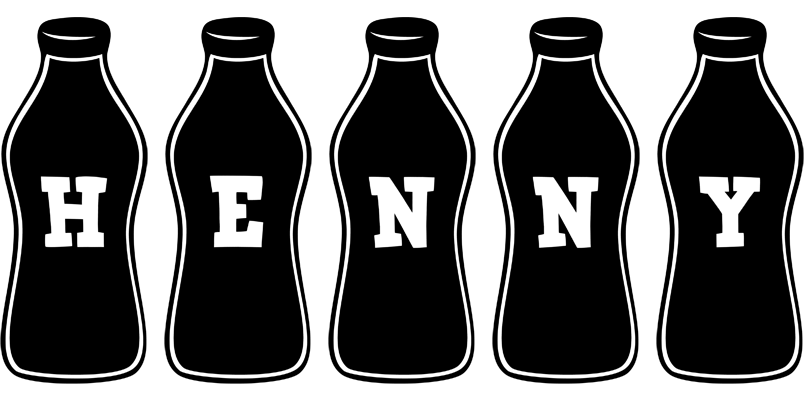 Henny bottle logo