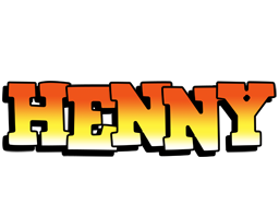 Henny sunset logo