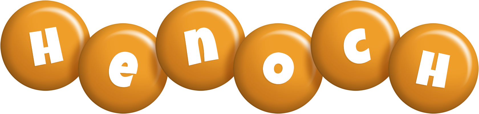 Henoch candy-orange logo