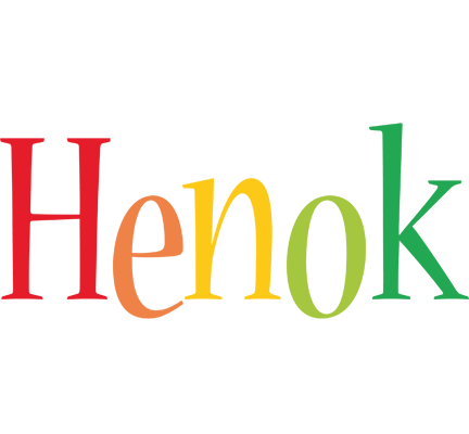 Henok birthday logo