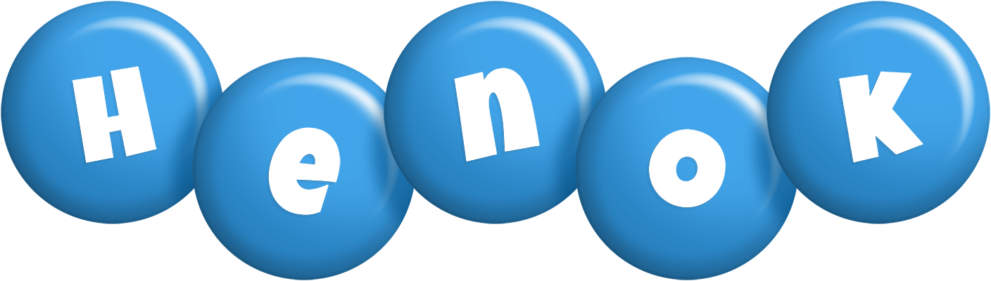 Henok candy-blue logo