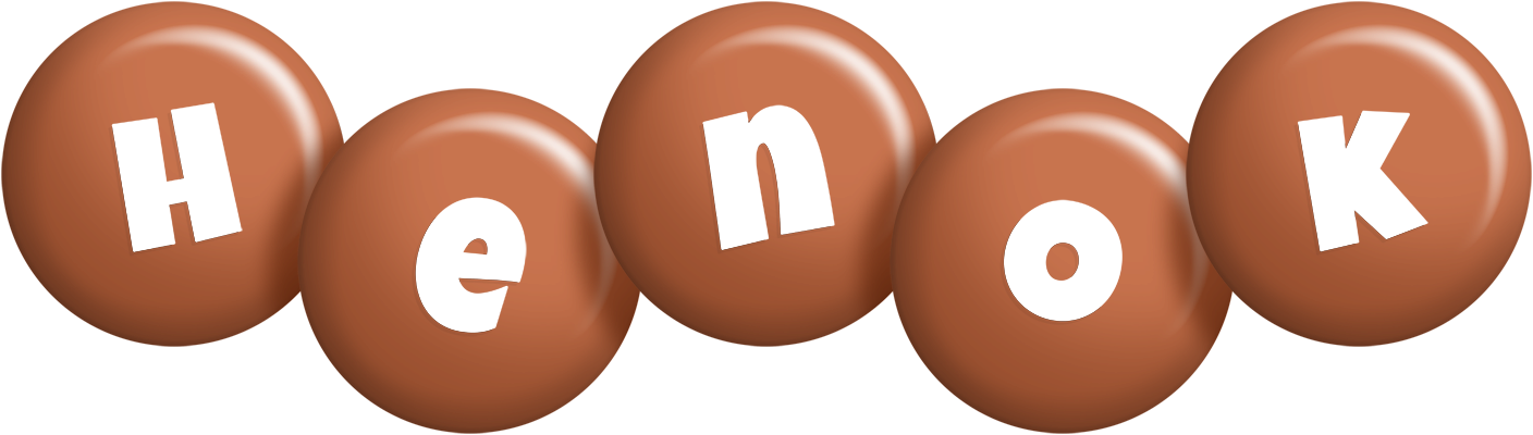 Henok candy-brown logo