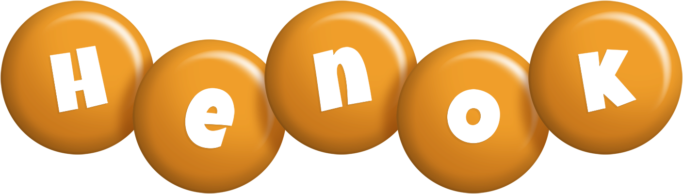 Henok candy-orange logo