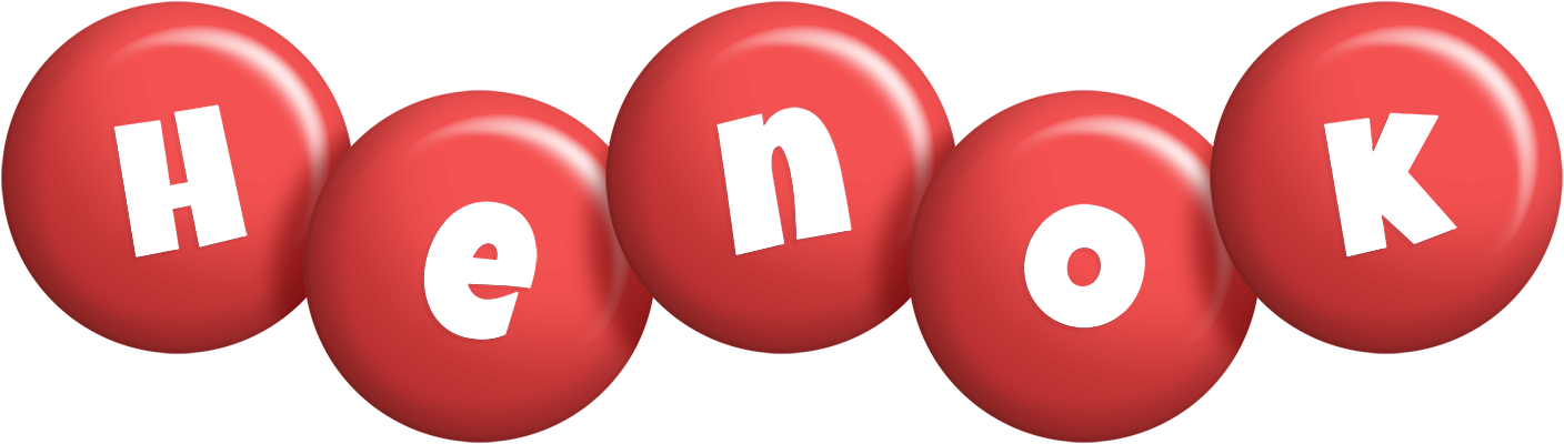 Henok candy-red logo