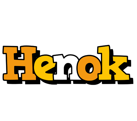 Henok cartoon logo