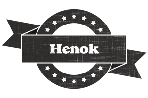 Henok grunge logo