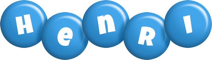 Henri candy-blue logo