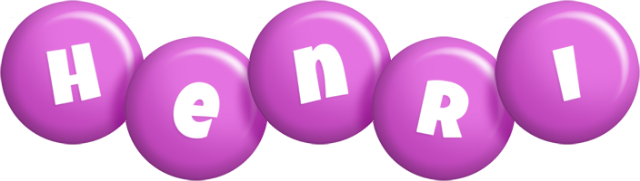 Henri candy-purple logo