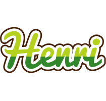 Henri golfing logo