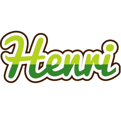 Henri golfing logo