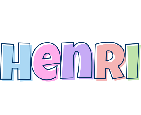Henri pastel logo