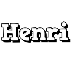 Henri snowing logo