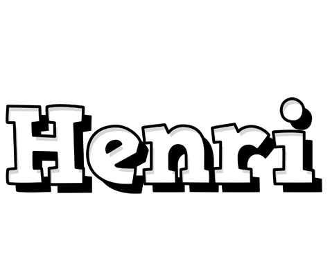 Henri snowing logo