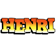 Henri sunset logo