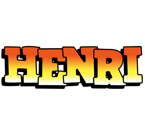 Henri sunset logo