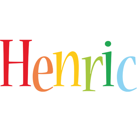 Henric birthday logo