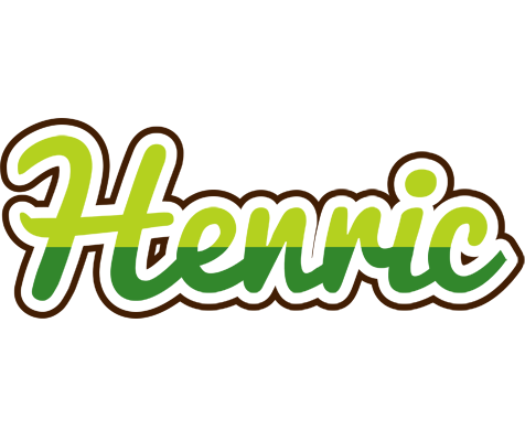 Henric golfing logo
