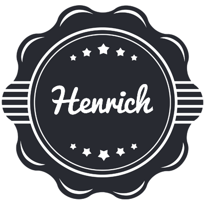 Henrich badge logo