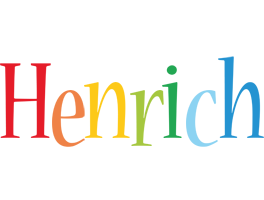 Henrich birthday logo