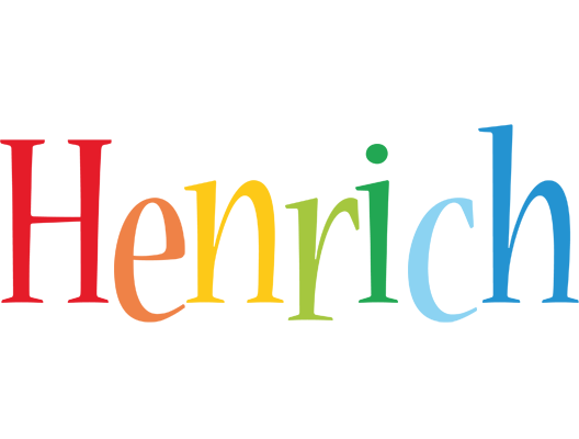 Henrich birthday logo