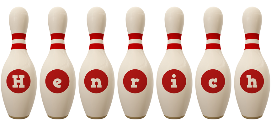 Henrich bowling-pin logo