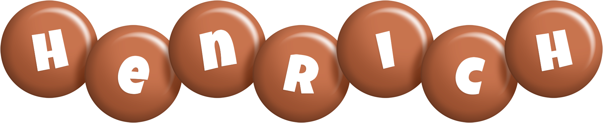 Henrich candy-brown logo