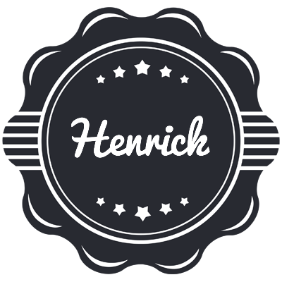 Henrick badge logo
