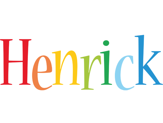 Henrick birthday logo