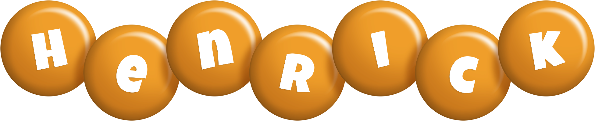 Henrick candy-orange logo