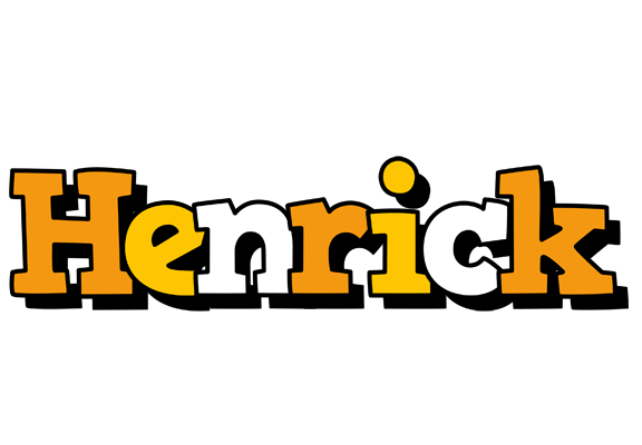 Henrick cartoon logo