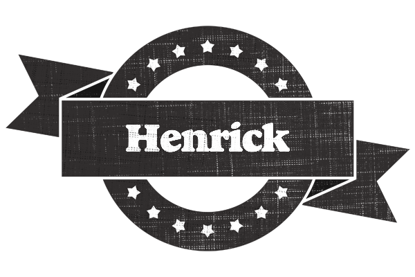 Henrick grunge logo