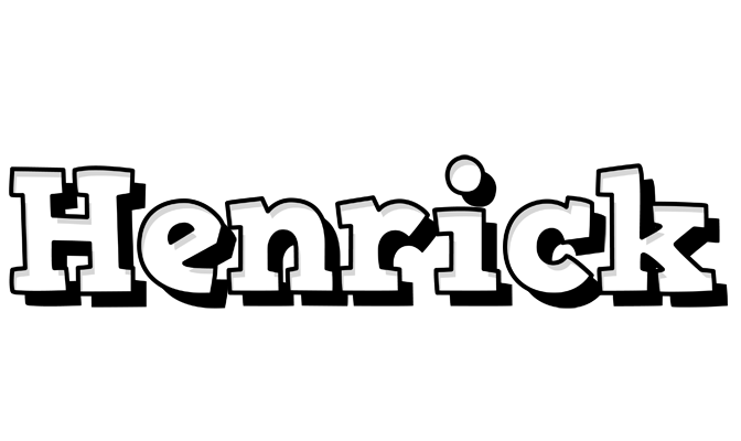 Henrick snowing logo