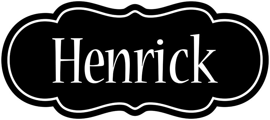 Henrick welcome logo