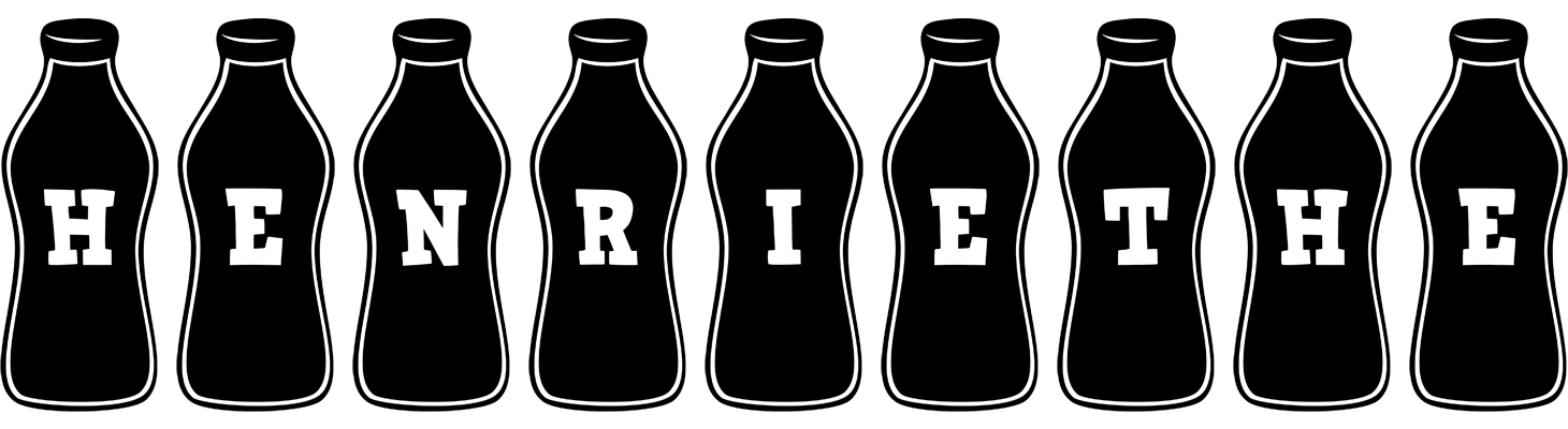Henriethe bottle logo