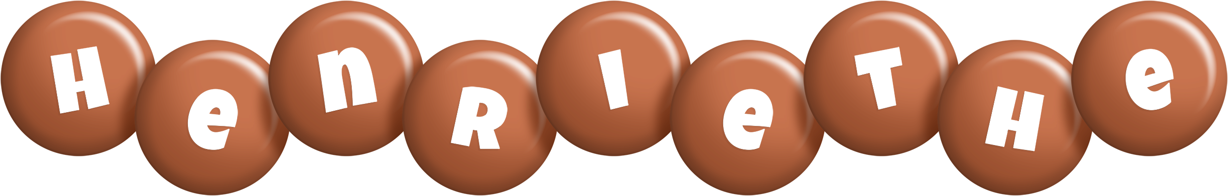 Henriethe candy-brown logo