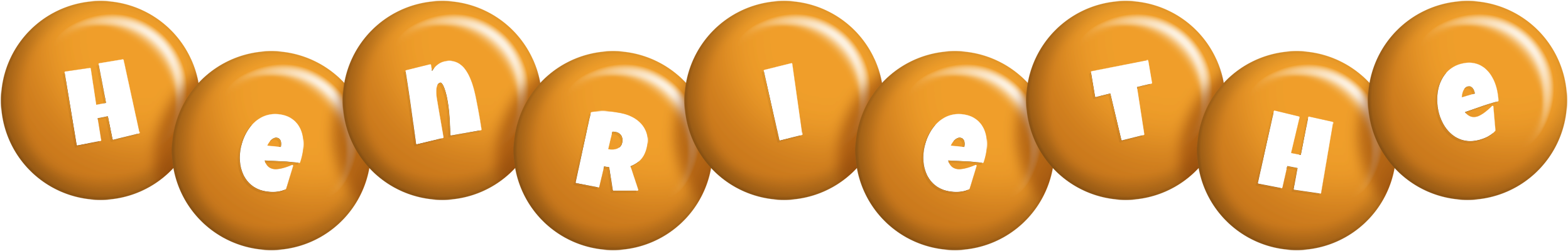 Henriethe candy-orange logo