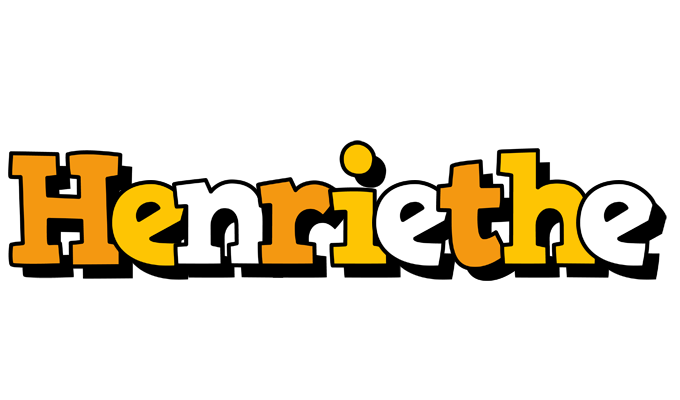 Henriethe cartoon logo