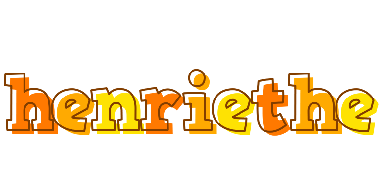 Henriethe desert logo