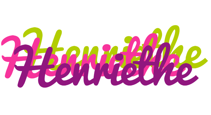 Henriethe flowers logo