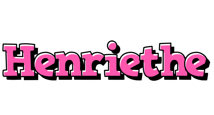 Henriethe girlish logo