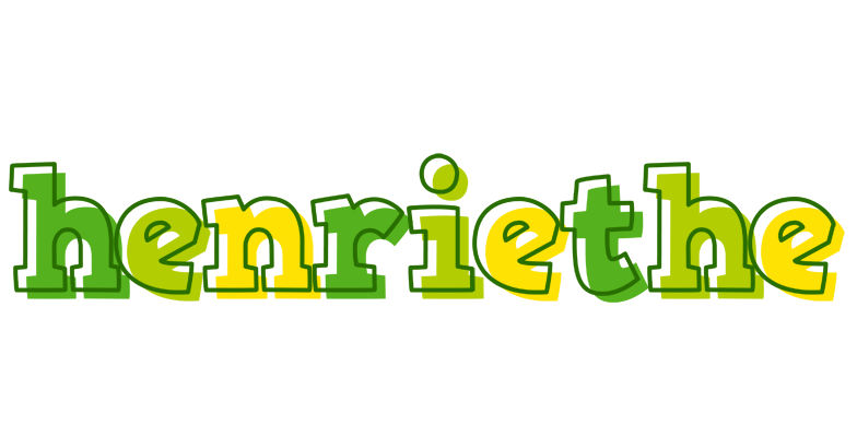 Henriethe juice logo
