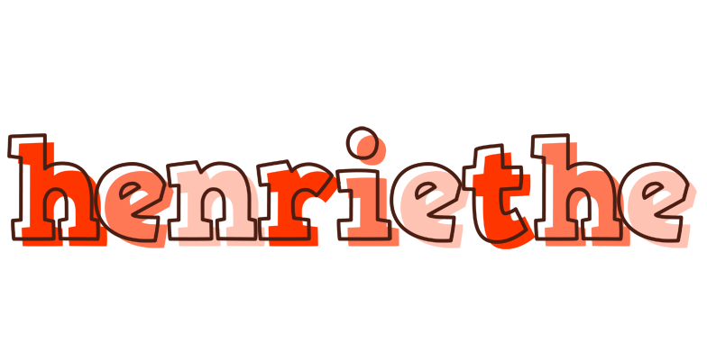 Henriethe paint logo