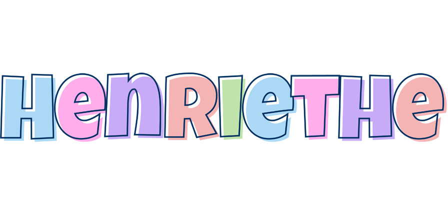 Henriethe pastel logo