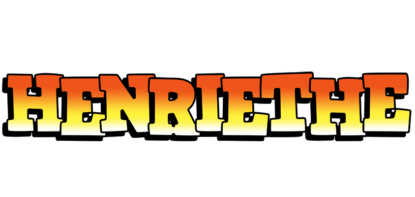 Henriethe sunset logo