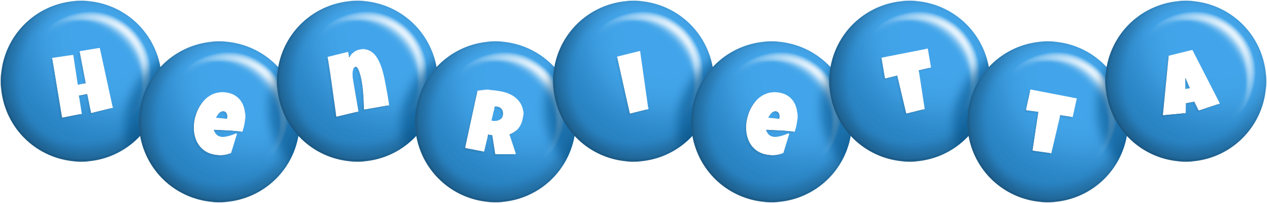 Henrietta candy-blue logo