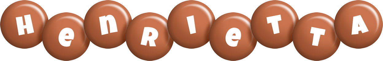 Henrietta candy-brown logo